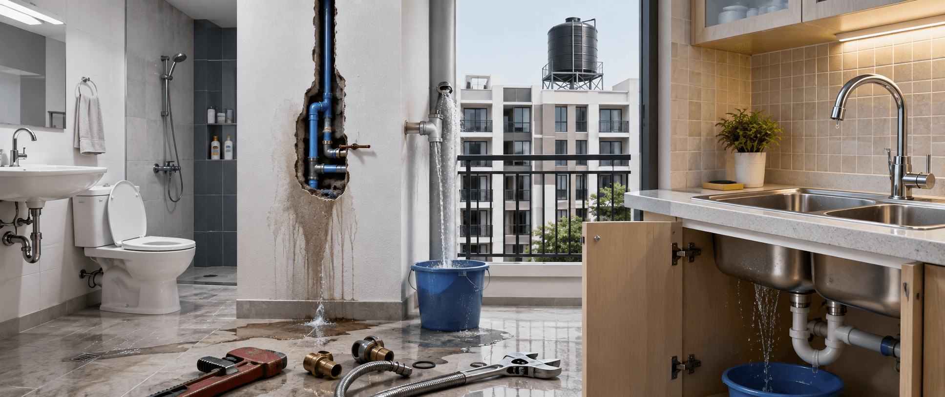7 Common Plumbing Problems in Apartments & Their Solutions