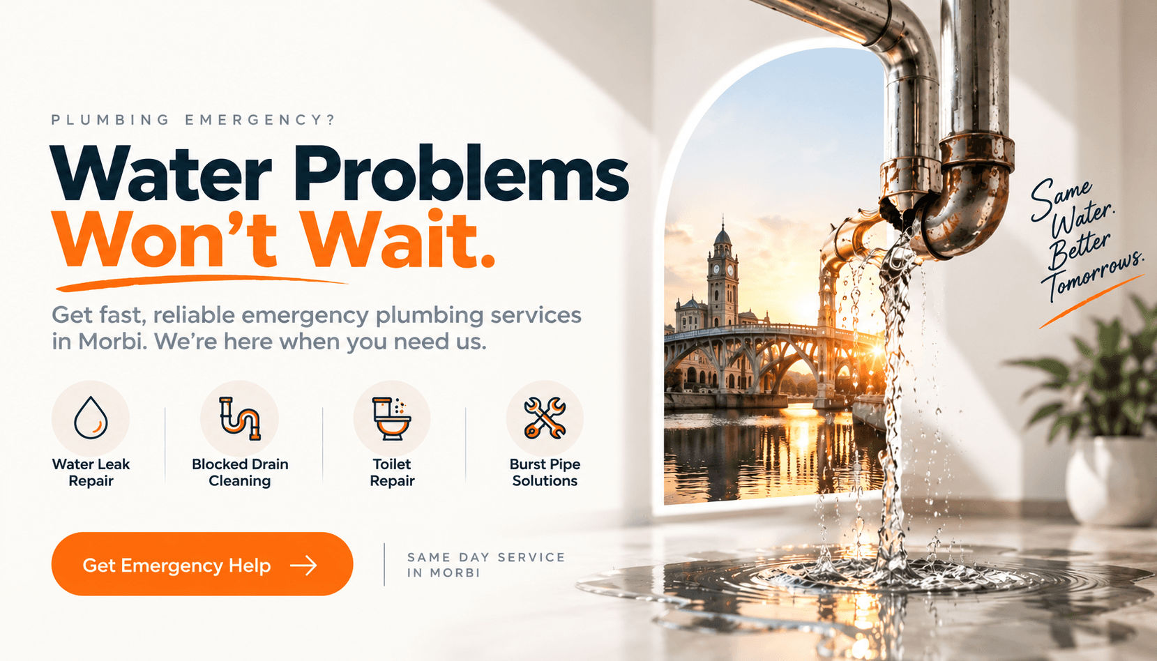 Emergency Plumber in Morbi for Urgent Plumbing Needs