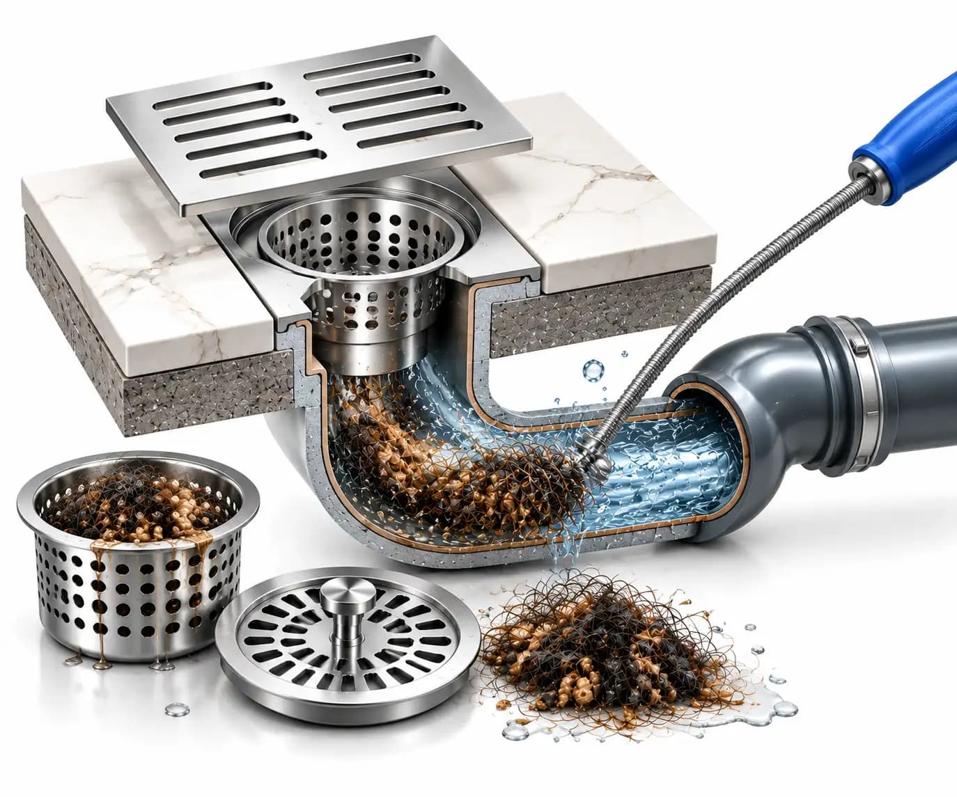 Bathroom Drainage Removal in Matar