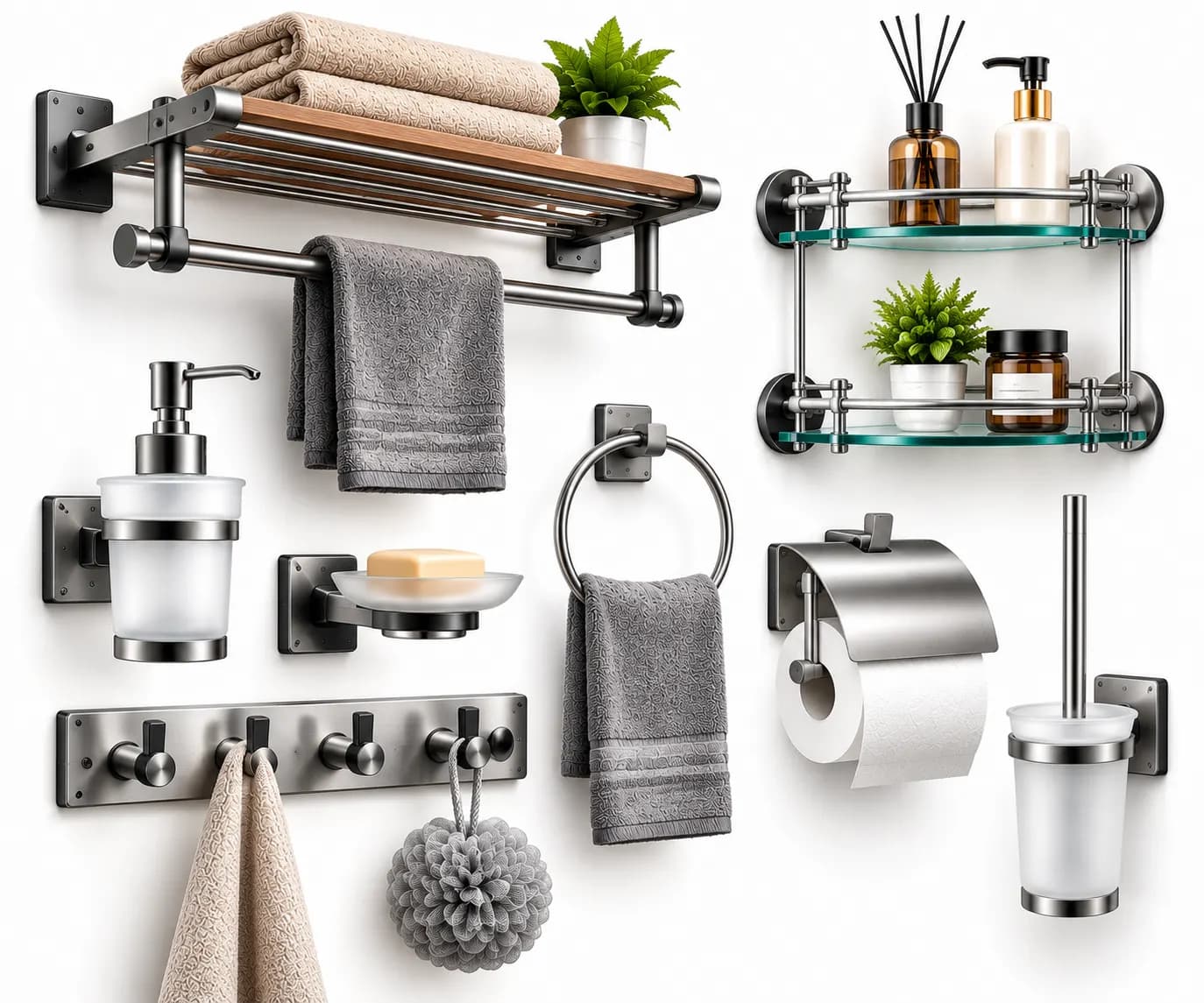 Bathroom Holder & Hanger Installation in Dholka