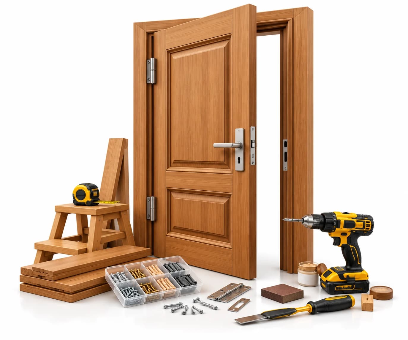 Minor Wooden Door Repair Services — Home Repairs