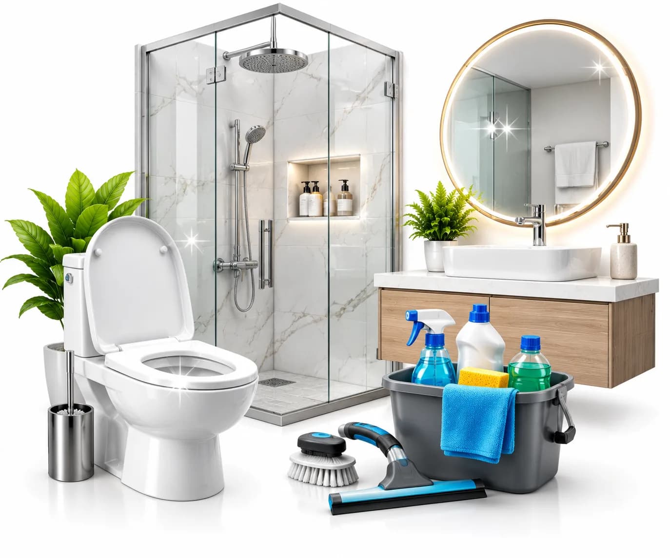 Professional Bathroom Cleaning Services — Cleaning